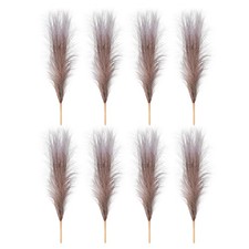 K&uuml;nstliches Pampasgras, 43,2 cm, Boho-Dekor, Farbverlauf, Braun, 8 St&uuml;ck