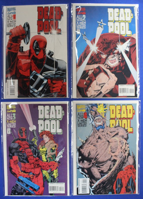Deadpool #1-4 Complete Set VF-VF/NM 1994 Marvel 1 2 3 4 KEY Mark Waid
