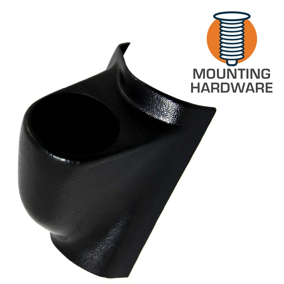 GlowShift Black Single Gauge 52mm Pillar Pod for 1993-2000 Subaru Impreza RHD - Image 2 of 2