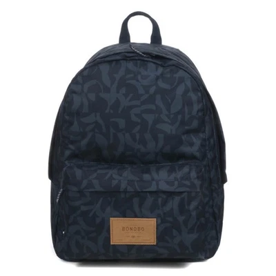 Sac à dos - 1 compartiment - Bleu motif camo - Bonobo - Primaire - Collège - 43c - Photo 1/4