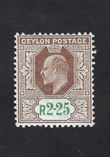 CEYLAN: Yv 154 (SG 276) 1903, neuf *, Mint *, VF, Très Beau