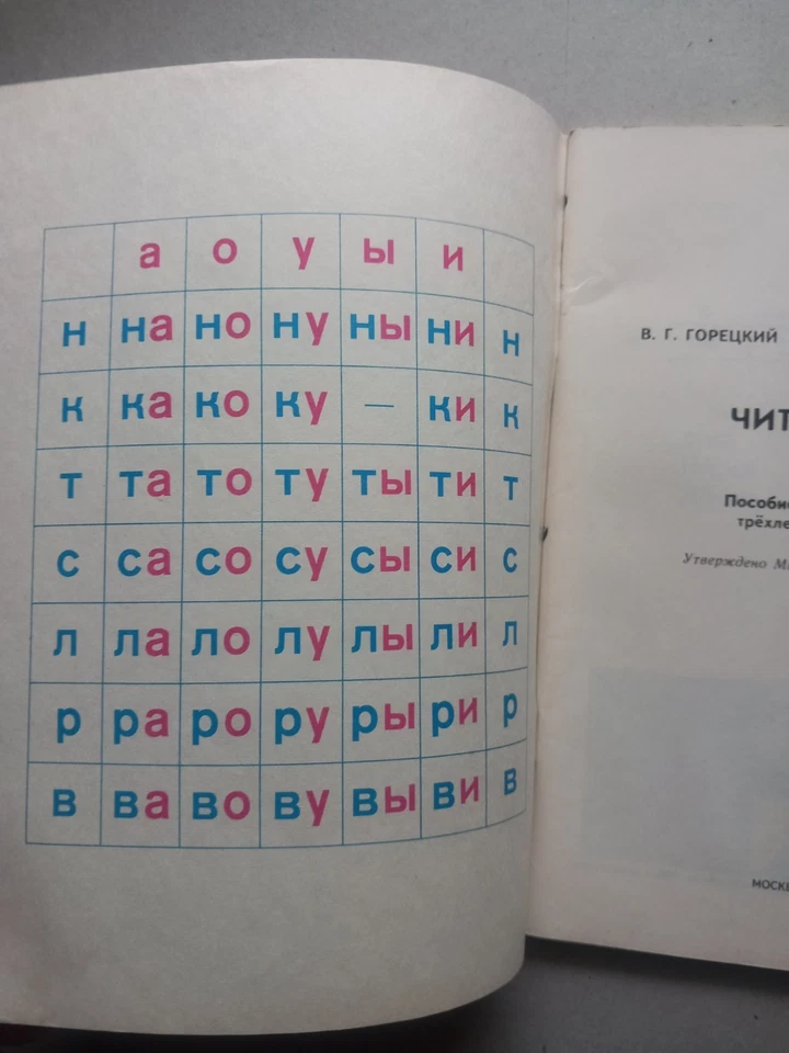 Читаем сами We Read on Our Own Russian Pictorial ABC Book 1988 Горецкий - Image 3 of 4