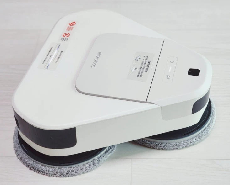 Everybot TS401W ThreeSpin Robotic Floor Mop Cleaner / White color / Express