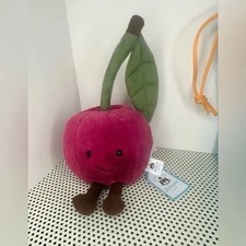 Jellycat Amuseables Cherry Plush Holiday Gift Idea New with Tags & Dust Bag