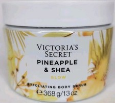 1 VICTORIA'S SECRET PINEAPPLE  SHEA GLOW EXFOLIATING BODY SCRUB 13 OZ