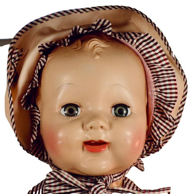 Effanbee Noma Doll Playmates Electronic Talking Mute OB 28in Orig Clothes Ad