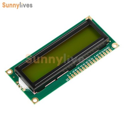 10PCS 5V 1602 16x2 Character LCD Display Module HD44780 Controller Yellow