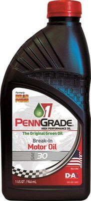 PennGrade Brad Penn 71206 Break-In Engine Motor Oil SAE 30, 1 Quart