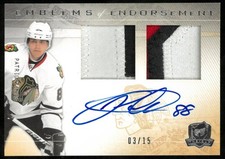 2009-10 Upper Deck The Cup Emblems Of Endorsement Dual Patch Auto Patrick Kane