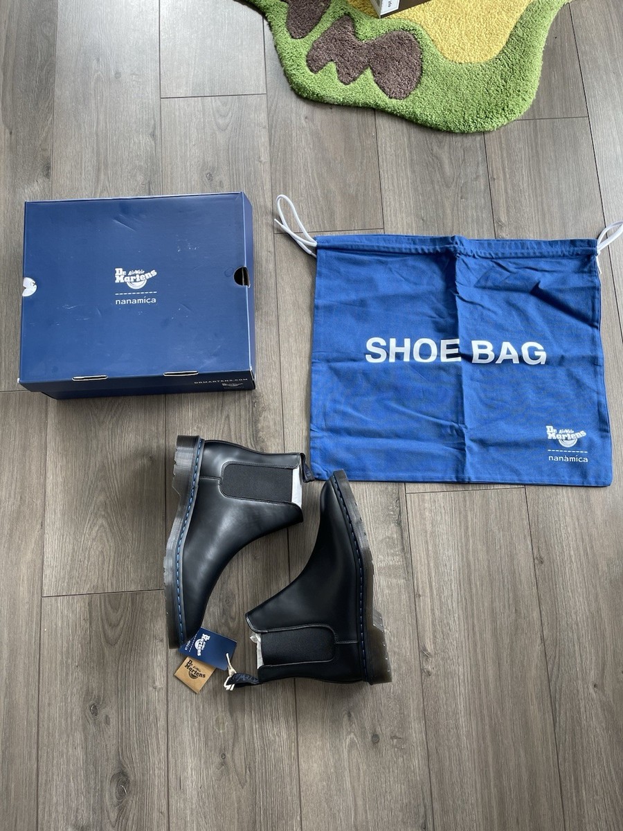 Dr Marten GRAEME II x NANAMICA 'BLACK' UK9 BRAND NEW BOXED WITH