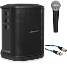 Bose S1 Pro Multi-position PA System and Shure SM58 Bundle