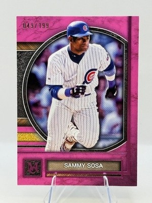 🔥Sammy Sosa Pink Sapphire /199 2025 Topps Museum Collection #76  Cubs SP