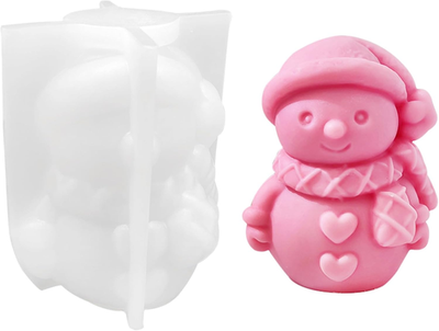#ad Christmas Candle Mold for Candle Making 3D Silicone Mold for Resin Casting D... $21.61