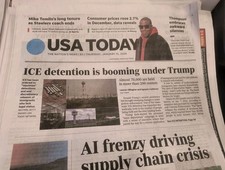 The USA Today Thursday January 15 2026
