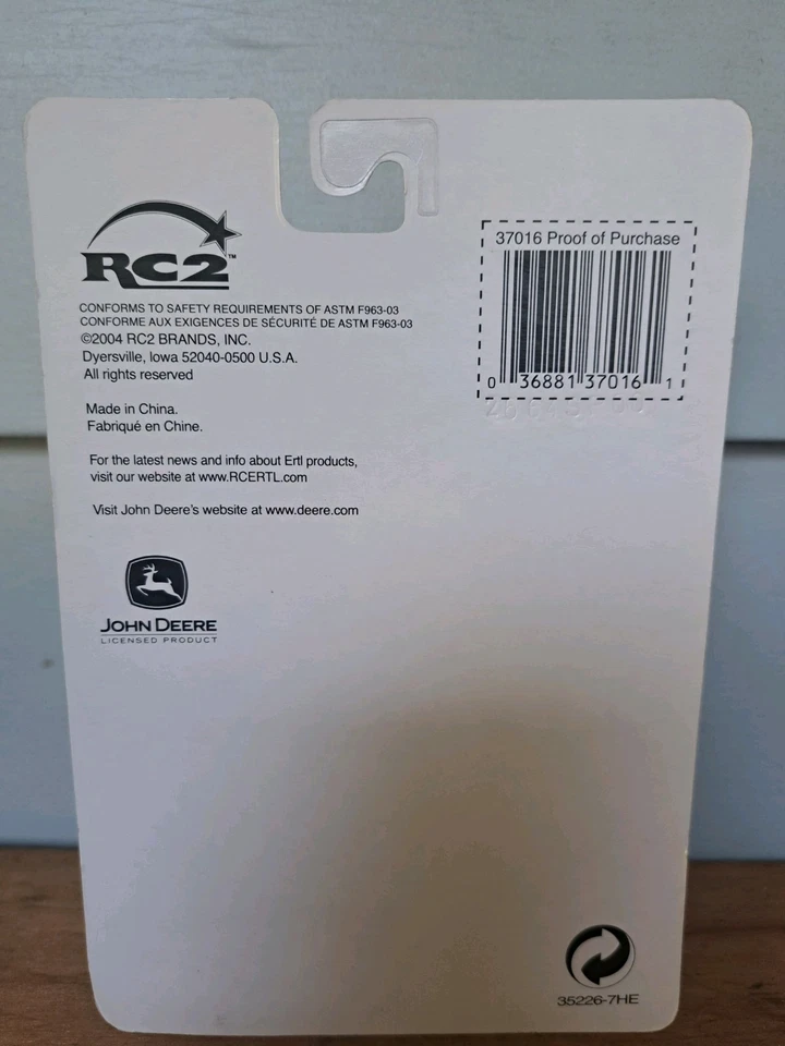 Lot Of 2 ERTL 1/64 John Deere Tractors * 1992 & 2004 * 8850 Duals * NIB - Image 3 of 4