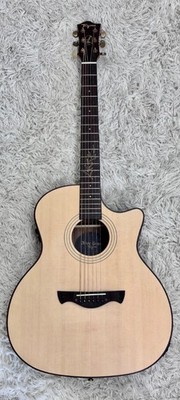 Tagima Olive Grace EQ-NTOP Acoustic Guitar w/HS Case - Natural Finish - B stock