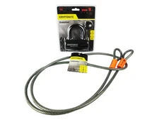 Kryptonite Evolution Series 4 Disc Lock Black and 710 7 ft Looped cable