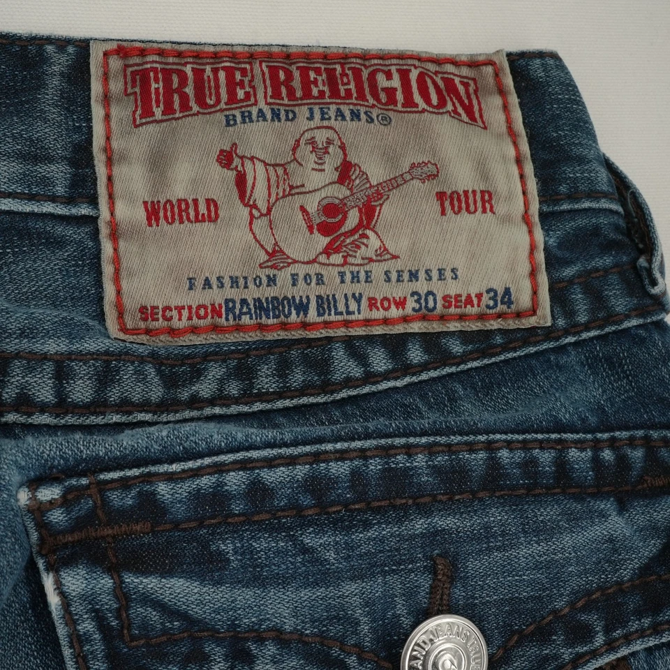 True Religion Women’s World Tour Billy Jeans Size 30 - Image 3 of 4