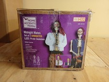 Midnight Mates Animated Skeletons Halloween Home Accents