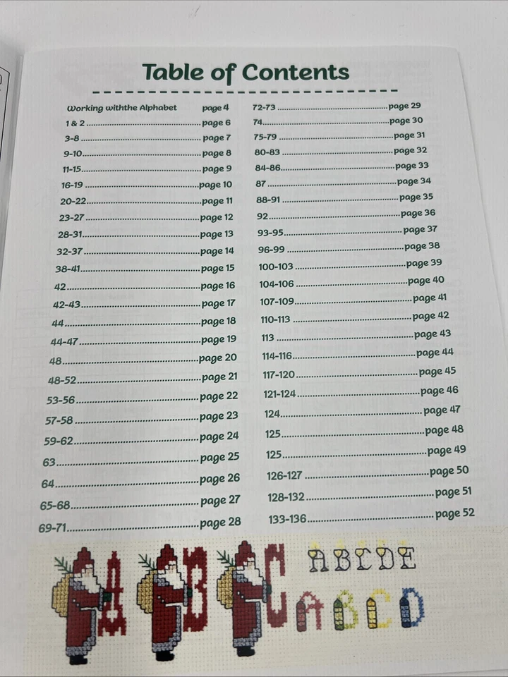 Leisure Arts Cross Stitch 136 Alphabet Charts Book, Decorative Alphabet - Image 3 of 4