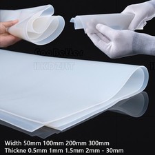 0.5 mm - 30 mm Thicknes Silicone Rubber Sheet Clear High Temperature Resistance