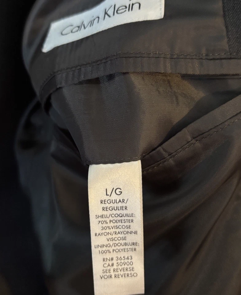 Men’s Calvin Klein 3 Piece Suit 34x30 - Image 4 of 4