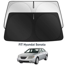Titanium Silver Foldable Windshield Sun Shade Uv Block For Hyundai Sonata Titanium Silver Foldable Windshield Sun Shade Uv Block For Hyundai Sonata