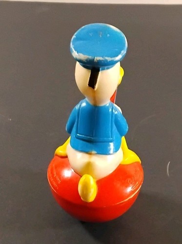 Vintage Disney Donald Duck Weeble Baby Toy Gabriel With Goofy Figurine - Picture 4 of 8