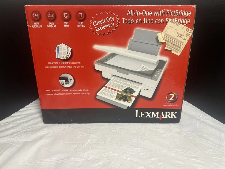 LEXMARK ALL IN ONE PRINTER PHOTO , SCAN , COPY & PRINTER X2480 NEW IN BOX - Image 3 of 4