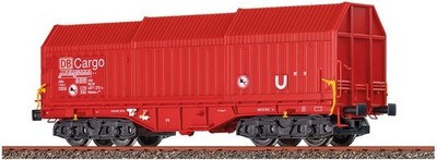 BRAWA 51009 H0 1:87 Red DB Cargo Shunting Car, Painted, DC Analog