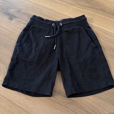 Psycho Bunny Lounge Shorts Youth 7/8 Small Black