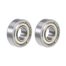 698ZZ Deep Groove Ball Bearing 8x19x6mm Double Shielded Chrome Bearings 2pcs
