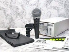 Shure SM48S Cardioid Dynamic Handheld Vocal Microphone With On/Off Switch