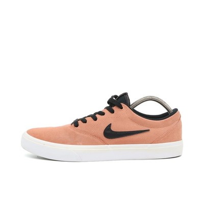 Nike Herren SB Charge Skateschuhe Orange/Schwarz Wildleder Low-Top Sneaker EU 43