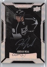 2015-16 UD Black Lustrous Rookies Signatures 44/299 Jordan Weal #56 Auto 10ea