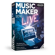 Magix Music Maker 2016 Live Electronic Music Production Software Midi Controller