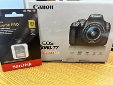 Canon EOS Rebel T7 Digital SLR 24.1MP Zestaw aparatu EF-S 18-55mm Obiektyw Wi-Fi Czarny
