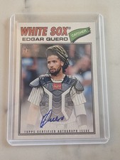 2026 Topps Heritage Edgar Quero On-Card AUTO #536 RC Chicago White Sox