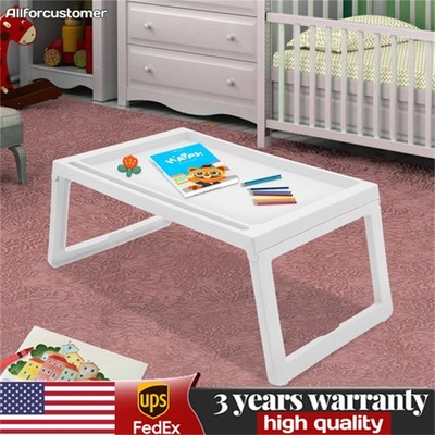 Laptop Table Stand Lap Sofa Bed Tray Foldable PC Notebook Desk With Phone Slot