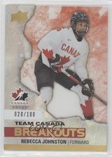 2023 Upper Deck Team Canada Juniors Breakouts /100 Rebecca Johnston #TCB-1 17mb