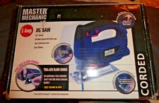 Master Mechanic 5 Amp , 500 - 3,000 RPM Steel Jig Saw Power Hand Tool, blue