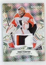 2024-25 UD Ice Ivan Fedotov /35 PATCH Rookie GOLD Philadelphia Flyers
