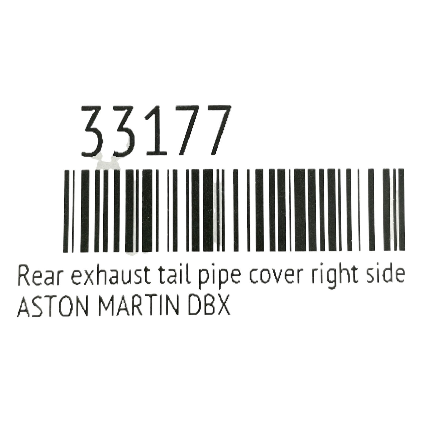 Aston Martin DBX Straight-Six 2021-2025 Rear Right Trim cover P/N MY8301948BD
