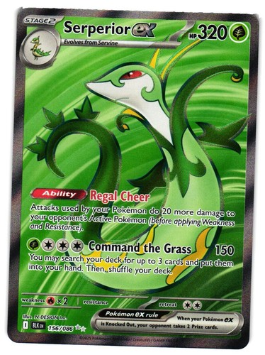 Pokemon TCG Serperior ex 156/086 Sv: Black Bolt Holo NM