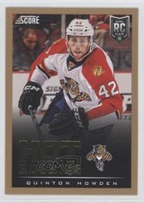 2013-14 Score Hot Rookies Gold Quinton Howden #641 3b8