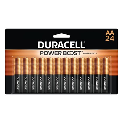 	Duracell Coppertop AA Batteries Power Boost Long Lasting 24 Ct	