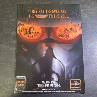 2005   KILLZONE   UK print ad   8.5 X 12 Kill Zone Video Game PS2 RARE ADV-OS