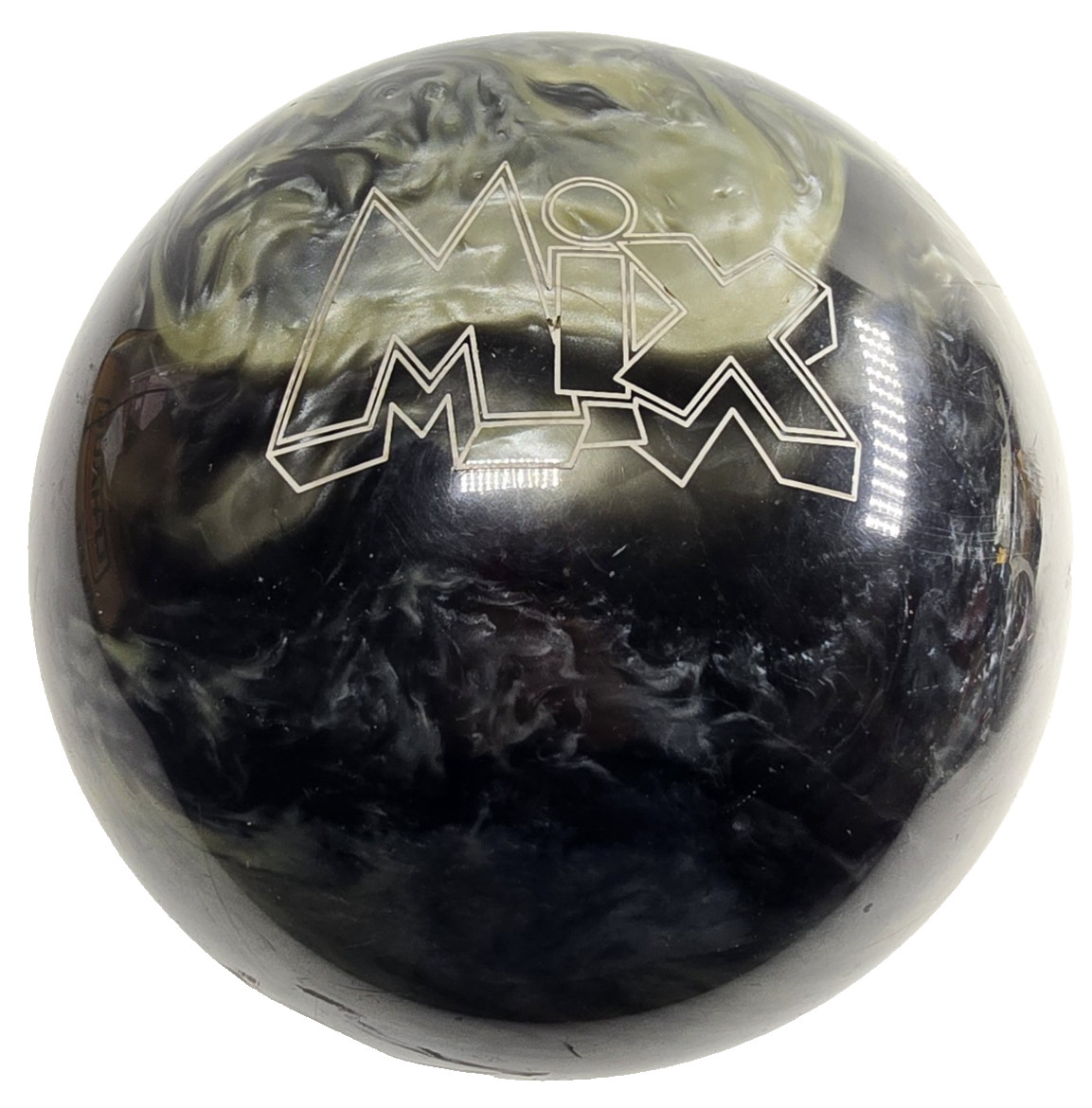 Storm Mix Urethane 14.25 lb Bowling Ball Black/Silver Swirl 