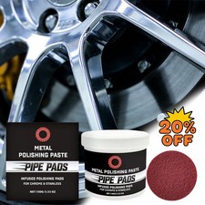 Metal Polish Paste Protectant Scratch Remover Pipe Infused Polishing Pads100g