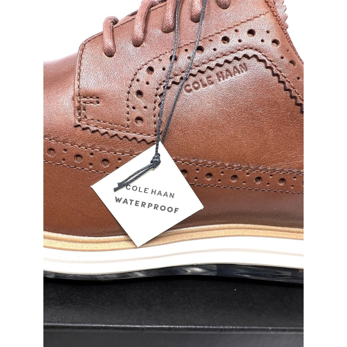 Cole Haan Mens Original Grand Tour Oxford Golf Shoes Wing Tips Size 11 C36898 Cole Haan Original Grand Tour Oxford Golf Shoes Wing Tips  main image 3